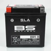 Bs Battery Batterie Sla Pour Moto Aprilia 125 Af1 Europa 1990 À 1993 Yb9-B / 12v 9ah Neuf