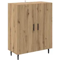 vidaXL Sideboard Chêne Artisan 69,5 x 34 x 90 cm Matériau dérivé du bois