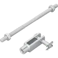 Proplus Tige de frein de remorque 160mm avec chape M8