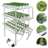 Merkloos Happyment Table de culture hydroponique - Système de culture hydroponique - Kweekset - Table de culture pour légumes et herbes aromatiques - Système de culture de plantes durable