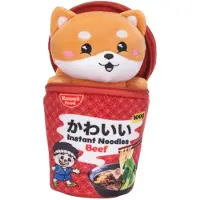 Barrado Pot à pâtes en peluche kawaii avec animal, 4 sortes | 4 pièces