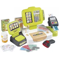 Smoby Caisse enregistreuse av. Lumière/Son - Grand - 30 Parties - - UneTaille - Jouets