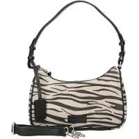 Burkely Sac bandoulière noir / blanc
