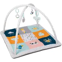 Eurekakids Baby Gym And Play Mat With 3 Dolls Included Multicolore Enfants