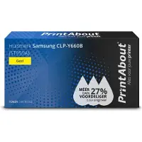 PrintAbout Toner compatible pour Samsung CLP-Y660B (ST959A) - Jaune