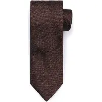 Suitable Soie Cravate Melange Marron