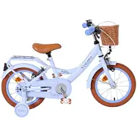 Volare Vélo enfant Ashley - Fille - 14 pouces - Bleu pastel - Deux freins à main