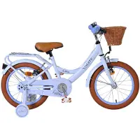Volare Vélo enfant Ashley - Fille - 16 pouces - Bleu pastel - Deux freins à main
