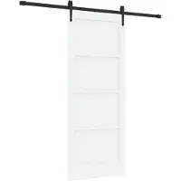 vidaXL Porte coulissante ORKDAL, 83 x 202 cm, en bois massif de pin