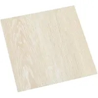 vidaXL , panneaux de sol en PVC, blanc et beige, 5,11 m², 55 pièces