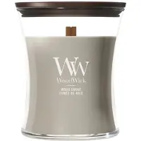Woodwick Wood Smoke bougie parfumée avec mèche en bois 275 g