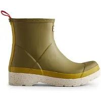 Hunter Bottes de Pluie Hunter Homme Play Short Speckle Sole Boots Utility Green Salix Green-Taille 45 - 46
