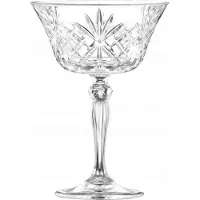 RCR Champagne glass set, crystal, 0.230 l, 6 pcs, Verres à vin, Transparent