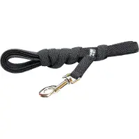 Julius-K9 Super-grip leash noir/gris 14mm/3m avec poignée (Chien)