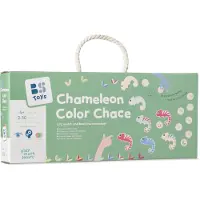 BS Toys , Jeu de mémoire en bois Caméléon coloré