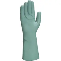 Delta Plus Gant de protection chimique en nitrile floqué coton 33 cm taille 10