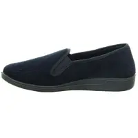 Fischer Markenschuh Chaussures de marque Fischer, chaussures pour hommes, pantoufles, couleur bleue, chaussures de loisirs
