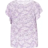 Jeona Chemisier 'Fashion Look' violet / blanc