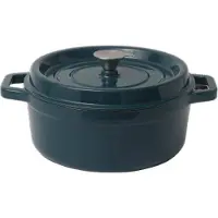 Nois Casserole en fonte Tierra 28 cm 5,6 l bleu lac