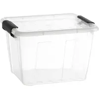 PLAST TEAM Vertriebs GmbH plast team 22340800 plast team Boîte de rangement HOME BOX, 3,0 litres, transparente