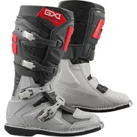 Gaerne GX-1 Goodyear, bottes ,Gris Foncé/Gris/Rouge ,46 EU