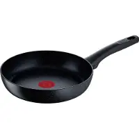 Tefal Poêle Ø 24 cm Poêle à frire à induction Poêle antiadhésive en aluminium Black Stone