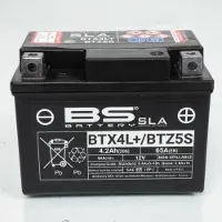 Bs Battery Batterie Sla Pour Quad Minico 100 Smc Goupil 2003 À 2005 Ytx4l-Bs / 12v 3ah Neuf