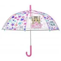 Perletti Filles, Parapluie, Cooler Kinder-Regenschirm – Kätzchen