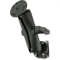 Ram Mounts C Size Medium Drill-down Dashboard Mount With Backing Plate Argenté