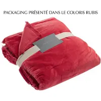 Vivaraise Plaid En Coton Marron 135x200 Cm