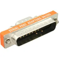 InLine 31219L Adaptateur AT, 9 broches Sub D prise à 25 broches Sub D prise, court