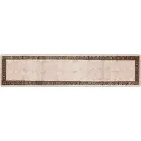 vidaXL Tapis de couloir MARSA Noir 80 x 350 cm Polyester et PVC