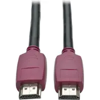 Eaton Tripp Lite Series 15ft Premium Hi-Speed HDMI Cable w Grip Connectors 4K@60Hz 15' - Câble HDMI avec Ethernet - HDMI mâle pour HDMI mâle - 4.57 m - blindé - noir - moulé