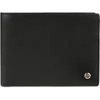 Bugatti porte-monnaie Roccia Wallet with Flap Black noir