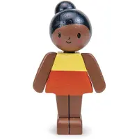Tender Leaf Toys Tender Leaf Famille de poupées Moka fille - Poupées en bois Jouets