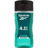 Reebok Gel douche 4en1 Cool Your Body 400ml Soins du corps pour hommes (400 ml)