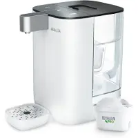 Karaca Distributeur d'eau chaude BRITA Cube (4 L) blanc – Technologie UV-C et filtre MAXTRA PRO