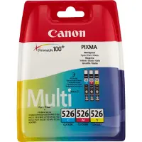 Canon CLI-526C/M/Y - 3-couleurs - Cartouche d'encre - Multipack