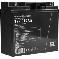 Green Cell AGM51, Acide de plomb plombé (VRLA), 17 Ah, 12 V, sans entretien, noir, 77 mm