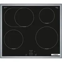 Bosch Série 4, Plaque de cuisson à induction, 60 cm, avec four, noir, avec cadre à poser NIF645CB5E