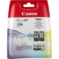 Canon PG-510 / CL-511 - Noir + 3 couleurs - Cartouche d'encre - Multipack