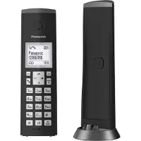 Panasonic KX-TGK220 - Téléphone sans fil - Répondeur avec identification de l'appelant - DECT\GAP - fonction d'appel tridirectionnel - noir