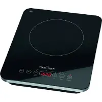ProfiCook PC-EKI 1062 - Plaque de cuisson électrique - 2000 W - Inox/Noir