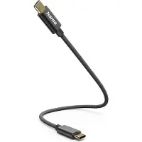 Hama Câble Usb-c - 20 Cm Noir (201604)