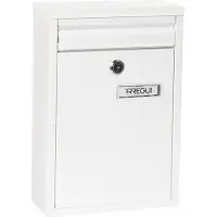 Arregui Zaguán Mailbox Argenté 22 x 8 x 32 cm