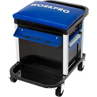 Workpro Siège Roulant Sans Outils