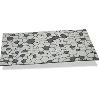 Hidalgo Productos Paillasson Gris Gris perle Caoutchouc 45 x 75 cm 75 x 45 x 0,5 cm Pierre (75 x 45 cm)