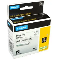 Dymo 1734821 (S0773860) - (24 mm x 24 mm) - Noir sur blanc - Ruban