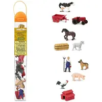 Safari 682604 A la ferme Toob Mini figurines de jeu - Set
