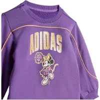 Adidas Survêtement 'Disney Minnie Maus' jaune foncé / gris chiné / violet / blanc